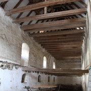 Interiér domu zbrojnošů v průběhu rekonstrukce
