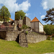 Jižní část parkánů po provedení obnovy